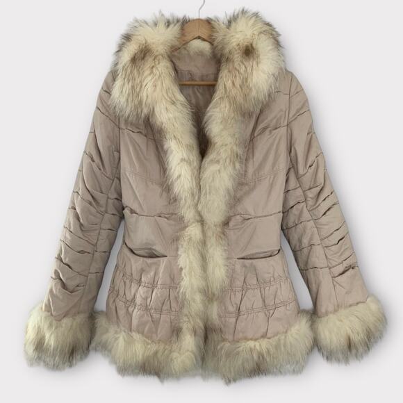 Penny Lane Fur Lined Puffer Coat Y2K Bratz Small - Picture 2 of 11